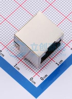 以太网连接器(RJ45 RJ11) RC01089 插件 不带LED 电子元器件配单