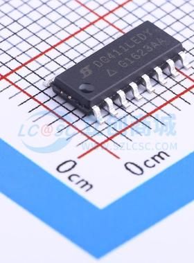 模拟开关/多路复用器 DG411LEDY-T1-GE3 SOIC-16 电子元器件配单