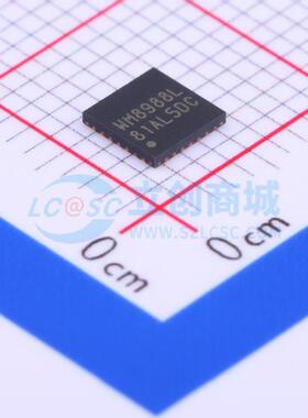音频接口芯片 WM8988LGECN/RV QFN-28(4x4) 原装 电子元器件配单