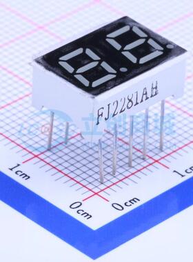 LED数码管 FJ2281AH 插件 2位 红色 共阴极 原装 电子元器件配单