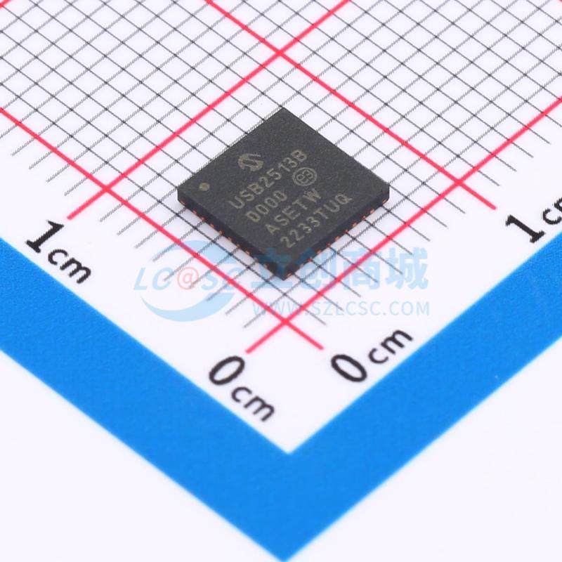 USB转换芯片 USB2513B/M2 QFN-36-EP(6x6) 原装 电子元器件配单