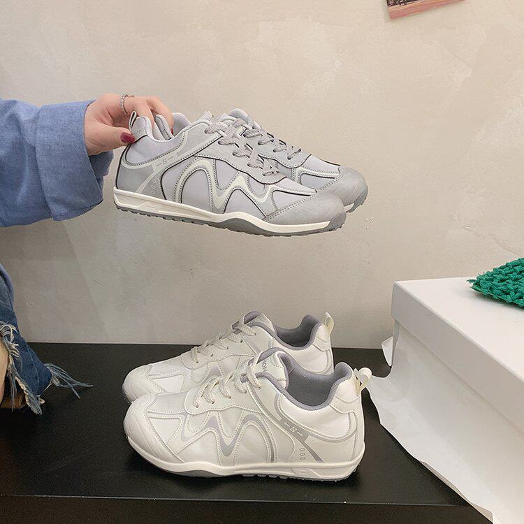 德训鞋女2026新款阿甘鞋女款轻便软底防滑复古休闲配裙子运动鞋女