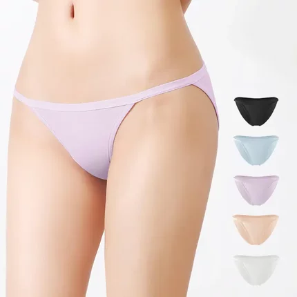 新品性感薄款细带高开叉女士内裤7a纯棉抑菌底裆舒适贴身不勒身