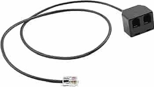 Polycom Mitel 电话耳机 Ashtra 电话座机适配器Y分线器用于Avaya