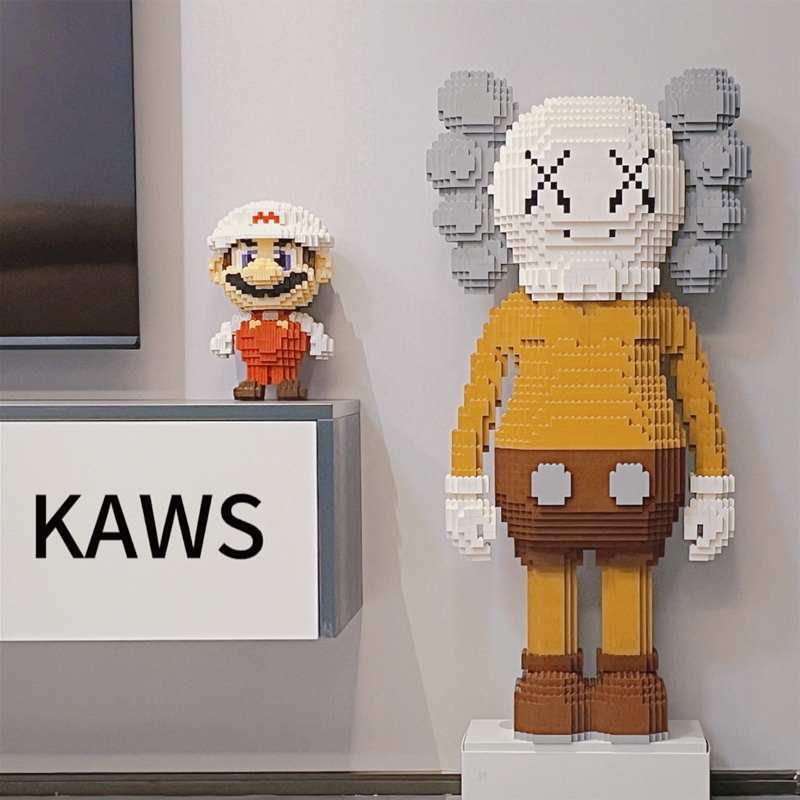 kaws成年积木立体男孩玩具巨大型