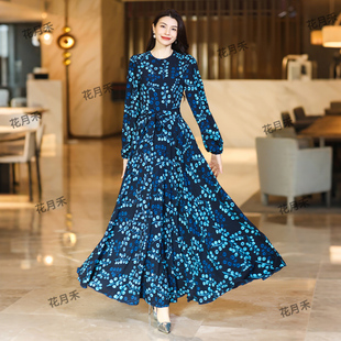 2025年春秋冬气质优雅连衣裙收腰显瘦长裙妈妈款短款小个子沙滩裙