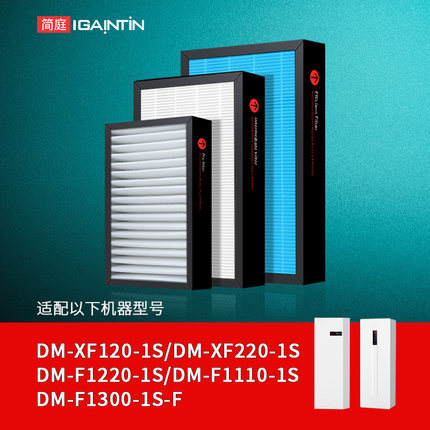 适配造梦者新风机滤芯DM-XF120/220-1S滤网F1220/F1300/1110-1S-F