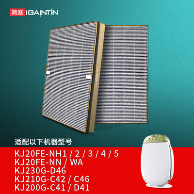 适配美的KJ20FE-NH1/2/3/4/5滤芯