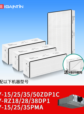 适配松下新风系统滤网FY-25 35 15 50ZDP1C滤芯FY-E15/25/35PMA