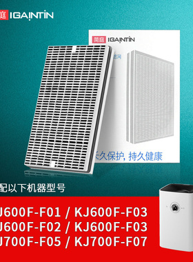 简庭适配飞利浦空气净化器滤芯KJ600F-F01/F03 KJ650F-F02/03滤网