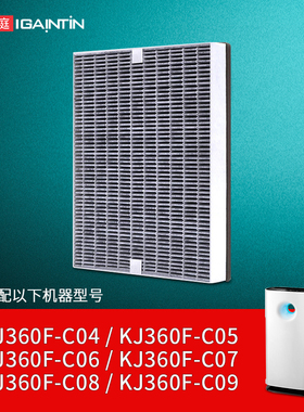 适配飞利浦空气净化器过滤网KJ360F-C04/C05/C06滤芯AP5566/5056