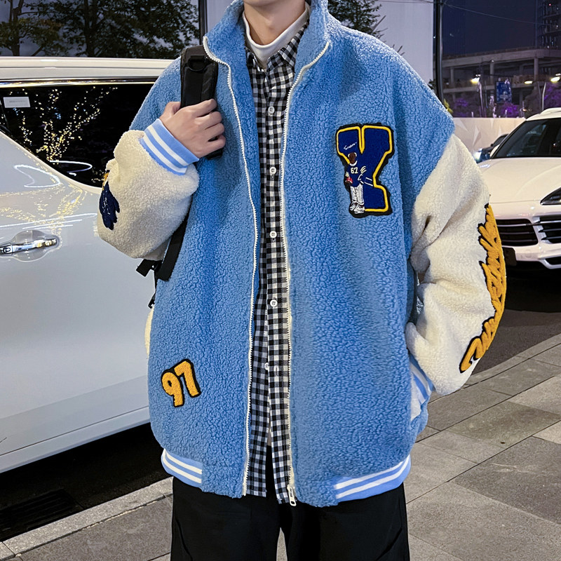 冬款加厚棉衣绒里羊羔绒连帽外套男士310B-2-C01-P125控价158,男装棉衣,电商A113-2