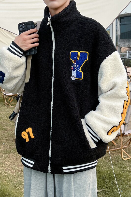 冬款加厚棉衣绒里羊羔绒连帽外套男士310B-2-C01-P125控价158,男装棉衣,电商A113-2