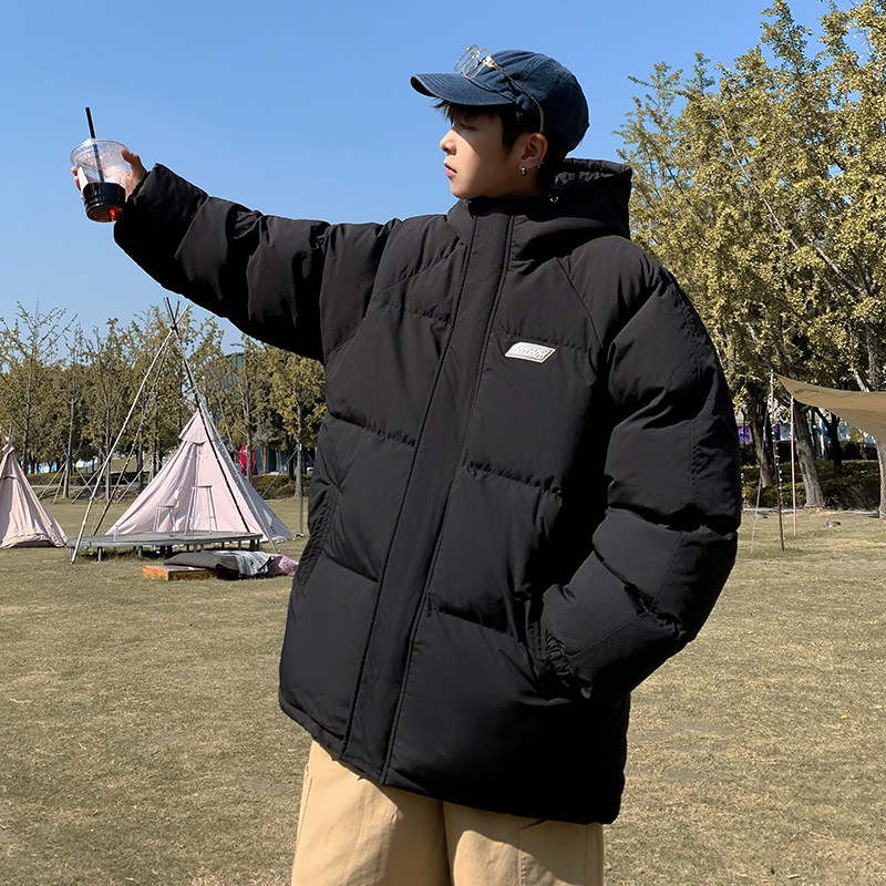 冬季新款港风男宽松连帽棉袄外套加厚棉衣棉服310B-2P110,男装棉衣,电商A113-2