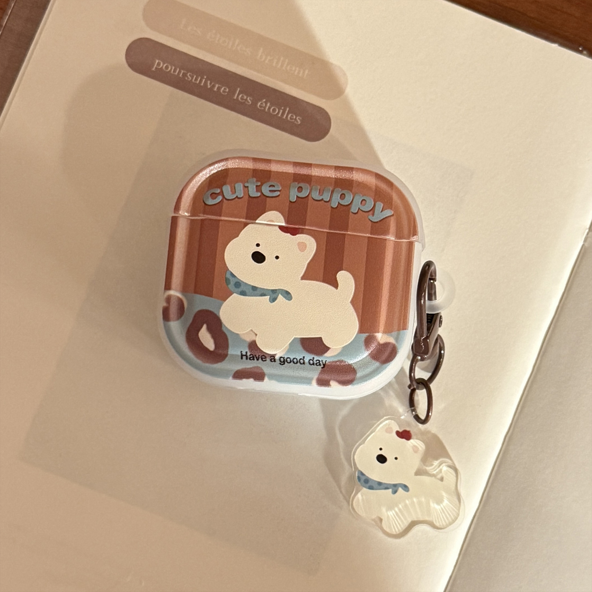 复古小狗挂件苹果AirPods耳机套