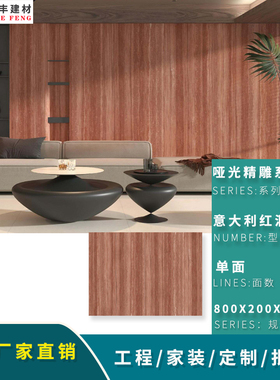 佛山厂家直销800X2600X9MM哑光精雕岩板 客厅卫生间防滑耐磨地砖