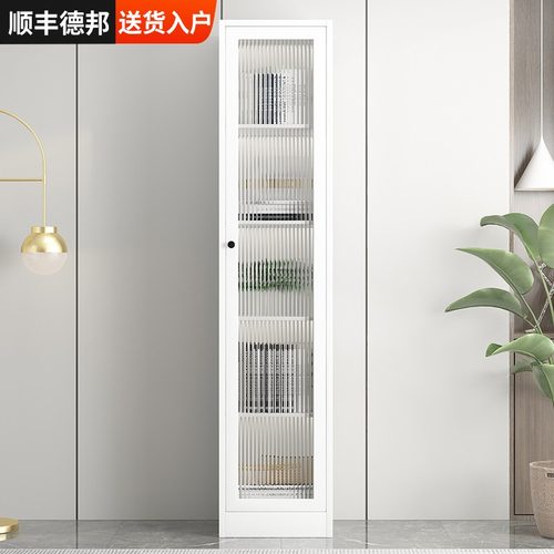 一博实木实木简易窄缝转角书架