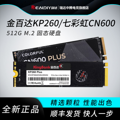 金百达威刚七彩虹512G固态硬盘