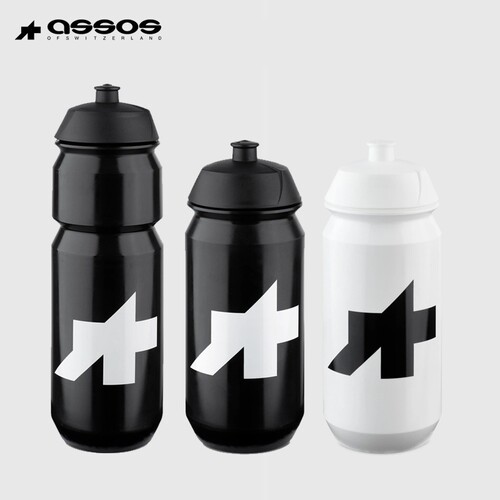 Assos 骑行水壶挤压式自行车配件便携运动水瓶500/750ML