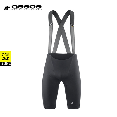 assos阿索斯MILLE GTS S11春秋男保暖长途骑行背带短裤