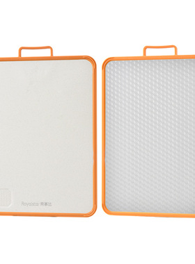 荣事达橙色乐美双面不锈钢小麦秸秆砧板家用抗菌菜板砧板/菜板