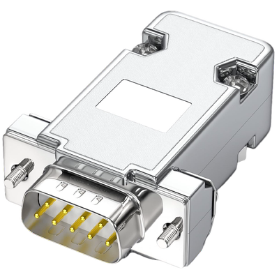 镀金db9/RS232/485公母头串口