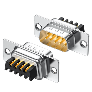 不锈钢DB9母头九9针串口头DB15公头DB25母头RS232/485插头DB37芯
