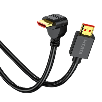 90弯头直角电视投影仪纤细hdmi线