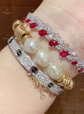 香港英国红宝石手链现货