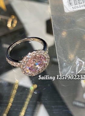 现货香港英国克拉粉钻戒指