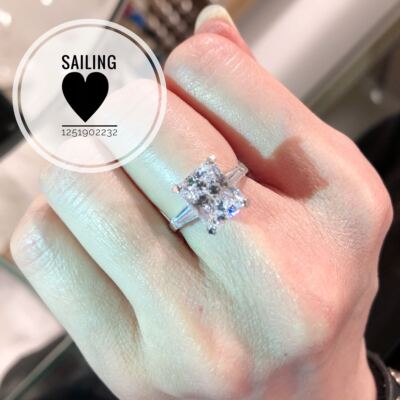 香港英国克拉白金钻石戒指现货