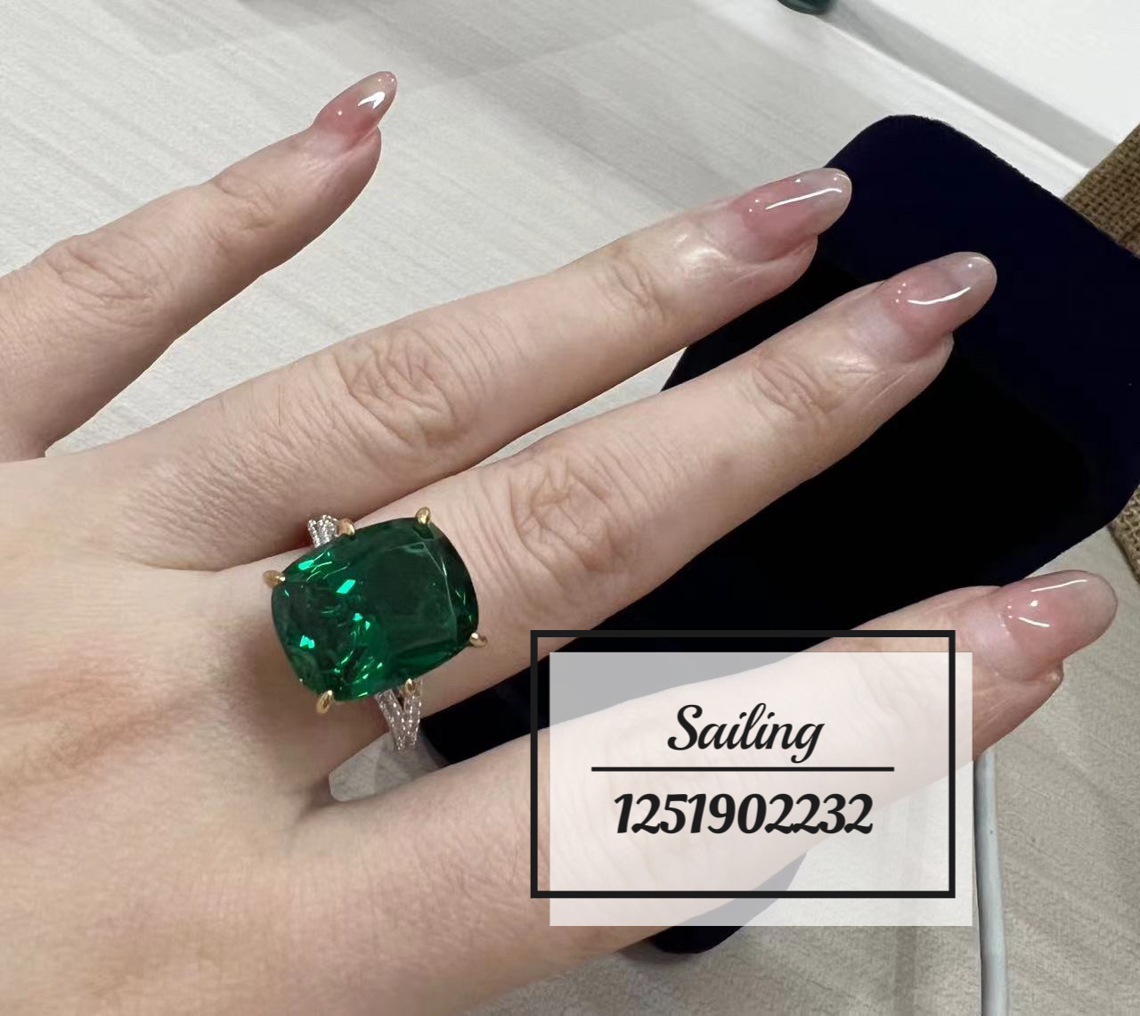 英国caratlondon人造宝石戒指