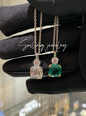 香港英国克拉主石厘米项链