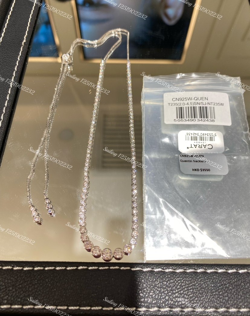 香港代购 英国carat london 人造宝石项链 圆形 可调节