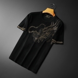 2024新款春季针织短袖T恤男士短袖毛衣烫钻半袖针织衫男1091-P75，男装针织衫/毛衣，钱塘702