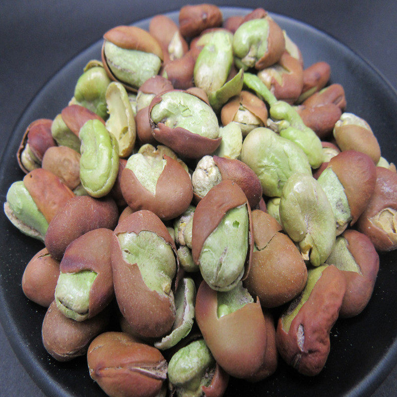 云南特产保山透心小绿豆特酥绿蚕豆无油香酥休闲零食盐焗袋装90g