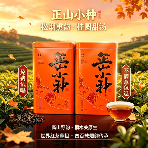 2026新茶正山小种红茶松烟香礼盒