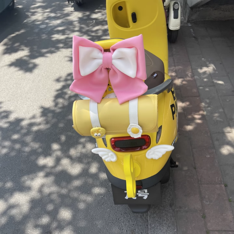 适用九号q80c装饰电动车用品大全脚垫配件后备箱贴纸改装靠背配件
