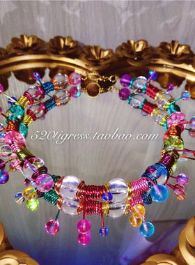 原创设计风七彩项链