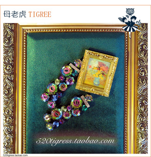 tigress 店主手作幻彩耳环 限量定制款 售完 独家原创