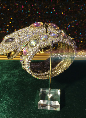 tigress 独家小众 超闪幻彩锆石蛇手镯 已售