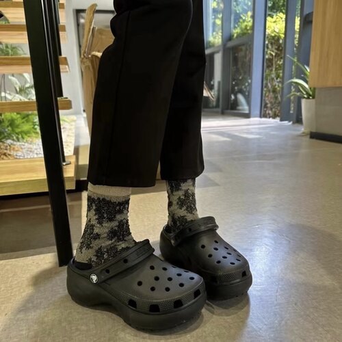 Crocs/卡骆驰云朵洞洞鞋女拖鞋
