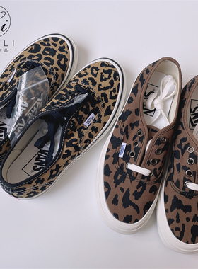 VANS豹纹安纳海姆AUT专柜正品范斯低帮帆布男女板鞋VN0A38ENVL0
