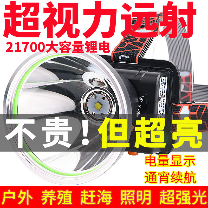 激光炮强光头灯充电疝气灯进口