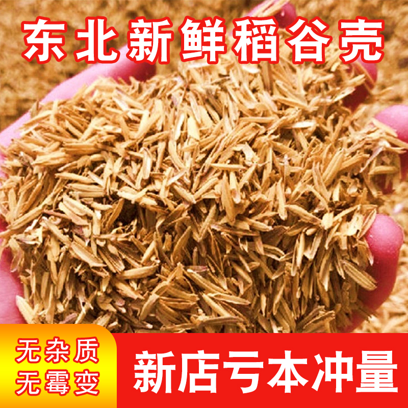 新鲜稻壳东北农村稻谷壳包邮10斤装动物垫料枕芯填充酿酒养花稻壳