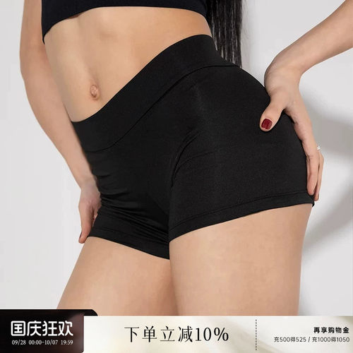 薄款黑色练功裤广场舞服装拉丁舞