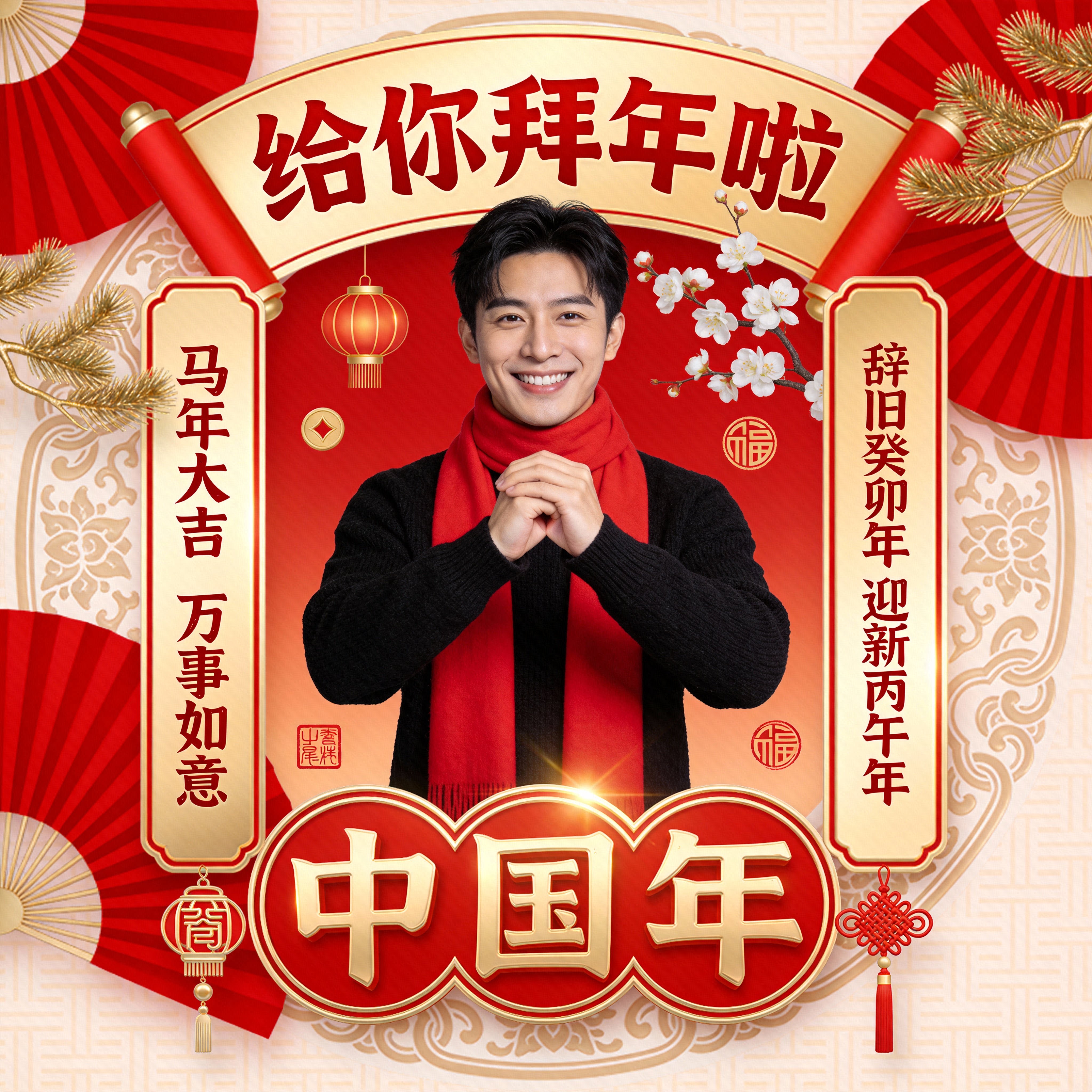 2026马年春晚春节拜年元旦新FLASH/动画制作