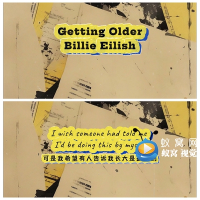 S5650《Getting Older》 纯伴奏+字幕 歌曲MVLED大屏背景视频素材
