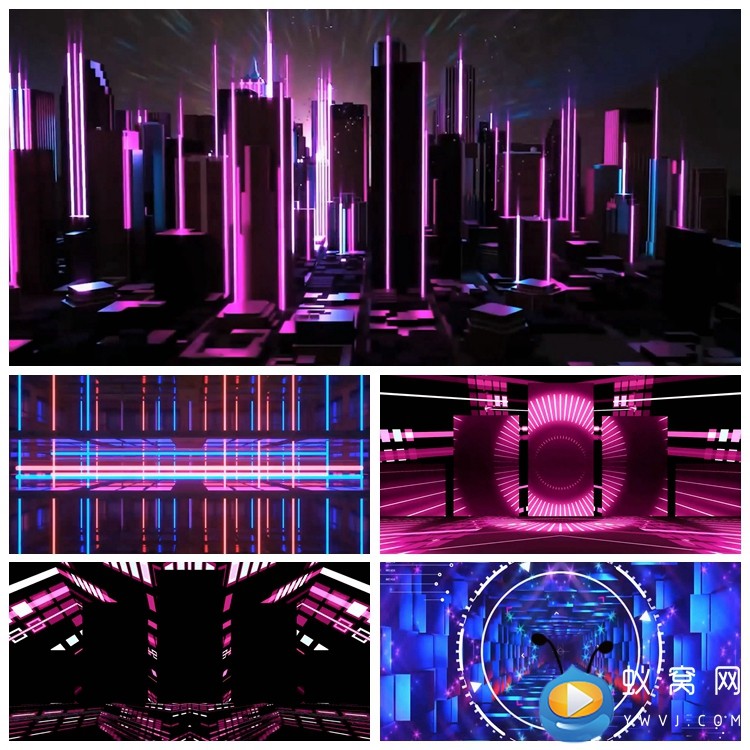 S4548 MOMOLAND  炫酷动感酒吧vj舞蹈舞美LED大屏动态视频素