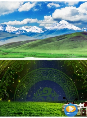 S4850《腾格里塔拉》草原蒙古 汇报演出 LED节目大屏舞美背景视频